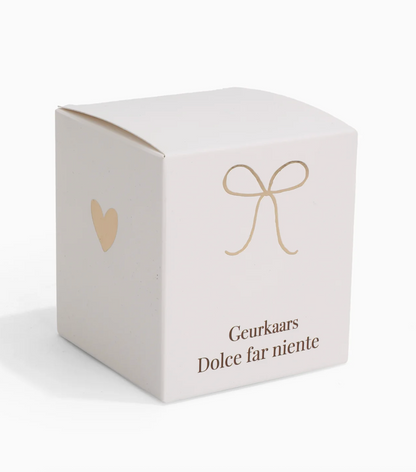 Geurkaars strik Dolce far niente