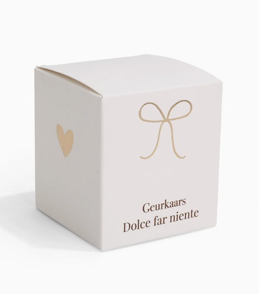 Geurkaars strik Dolce far niente