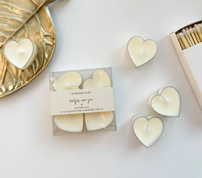 Waxinelichtjes hartje