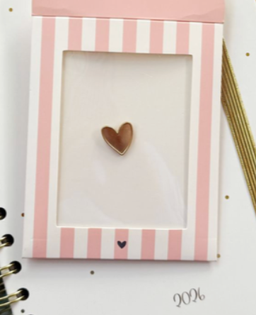 Pin in geschenkverpakking hartje