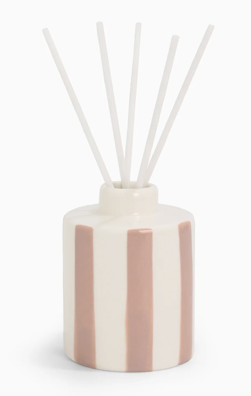 Geurstokjes Noir fresh - roze met wit gestreept