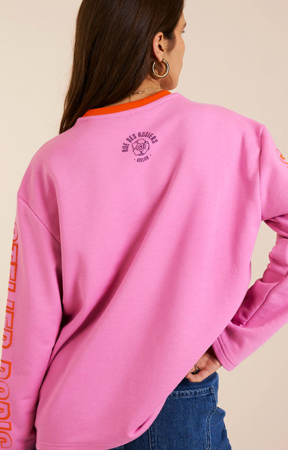 Roze sweater "Le marais"