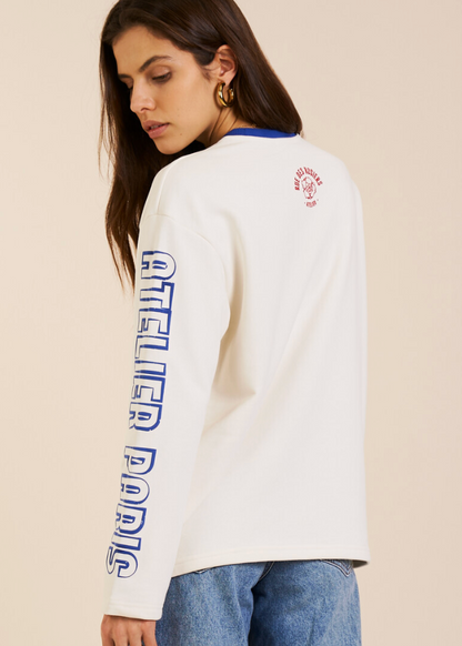 Witte sweater "Le marais"