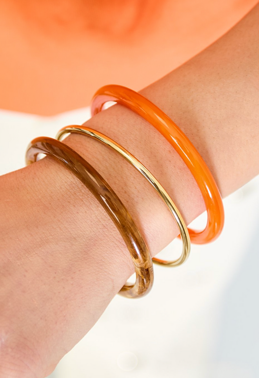 Set 3 bangles oranje