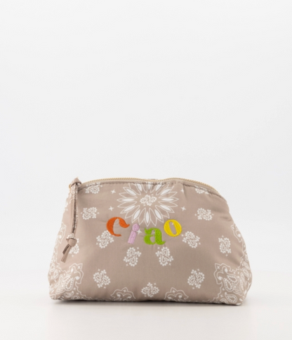 Toilettas Sierra bandana taupe