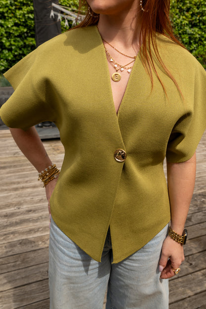 Top Julie olive