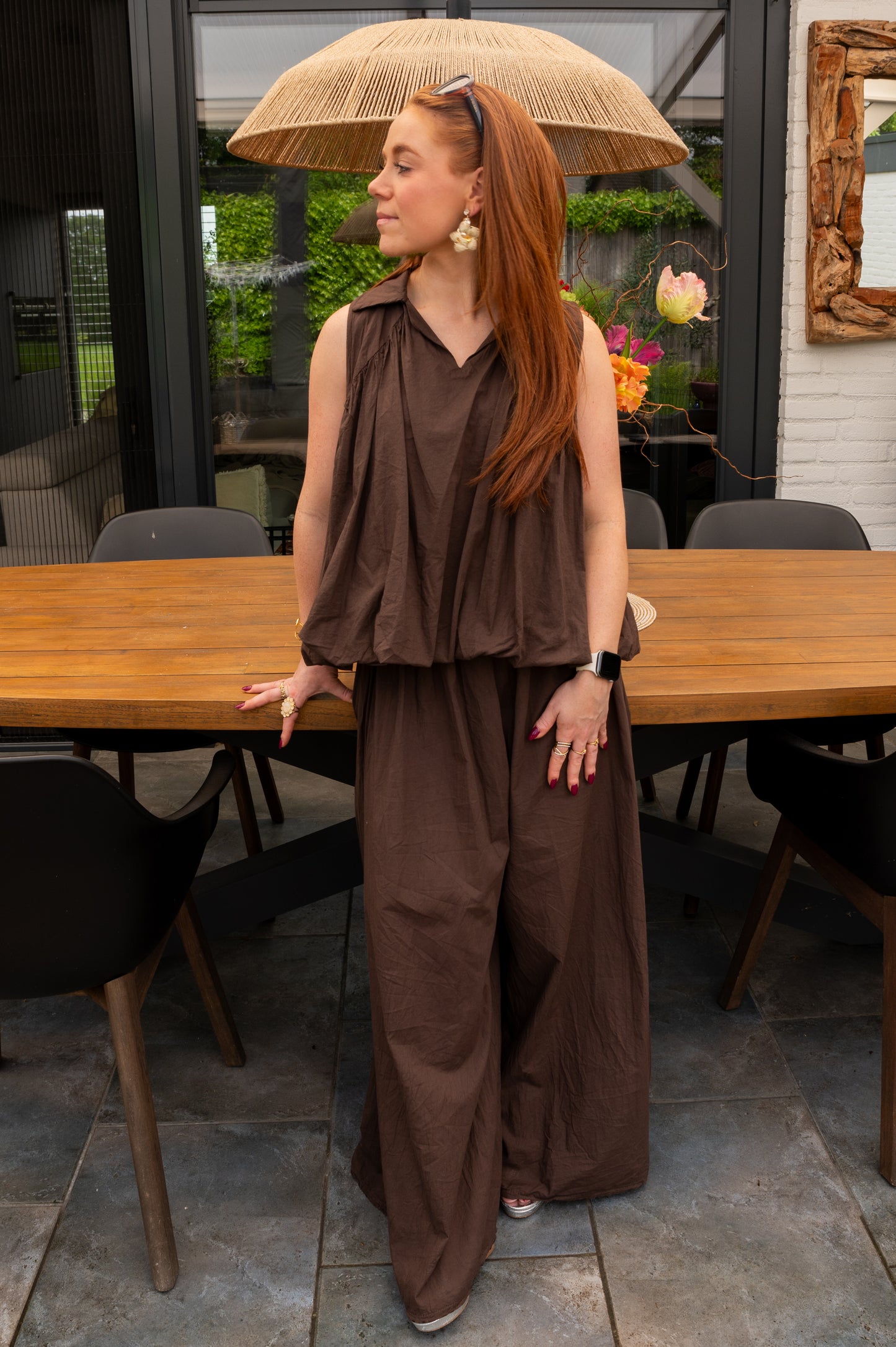 Comfy chic set brown
