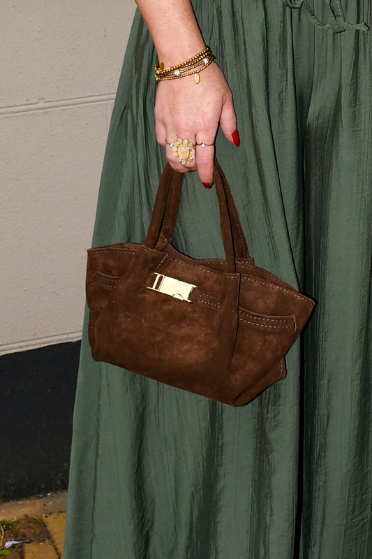 Leonie suede bag