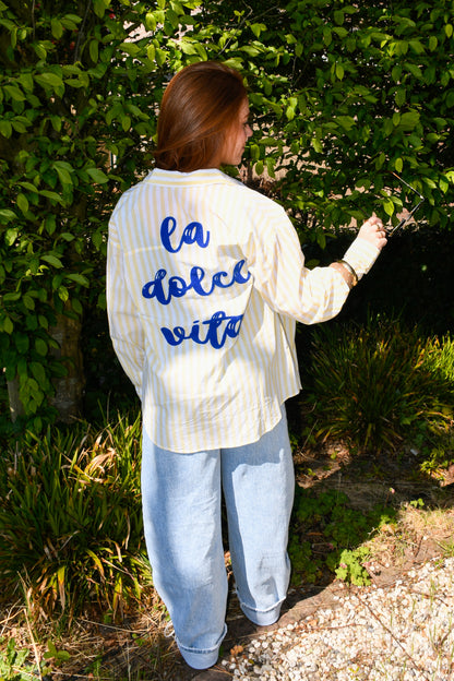 Blouse la dolce vita yellow