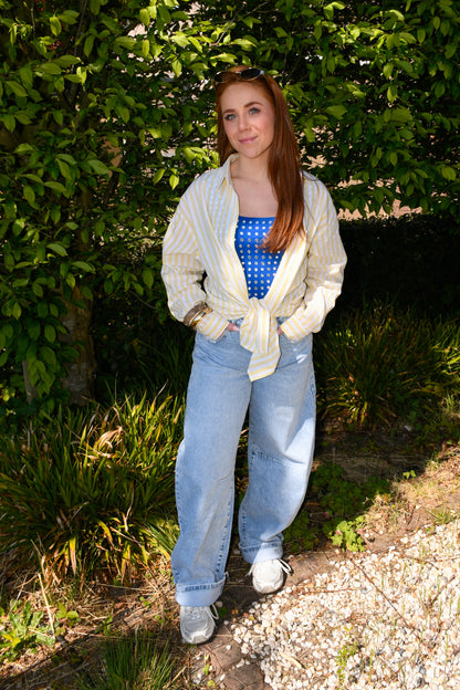 Blouse la dolce vita yellow