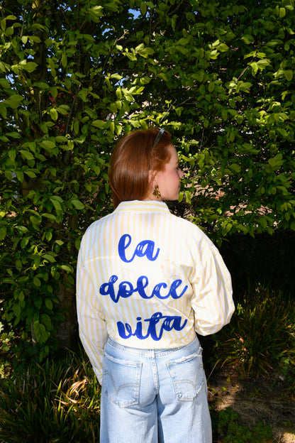 Blouse la dolce vita yellow