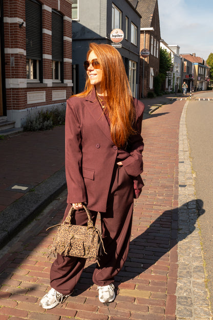 Silvi blazer plum