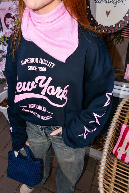 Longsleeve star New York navy